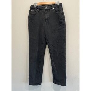 Vintage 90's Riders by Lee Women's Distressed Denim Jeans Straight Leg Size 14M